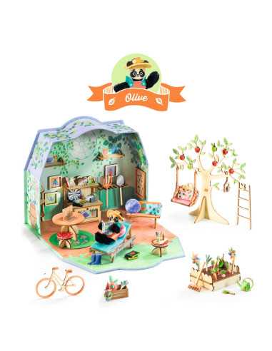 Mi House Olive - Djeco Mi House Olive - Djeco