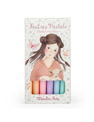 6 feutres pastels Les Rosalies -... 6 feutres pastels Les Rosalies -...