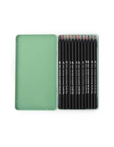 12 crayons de couleur multicolores... 12 crayons de couleur multicolores...