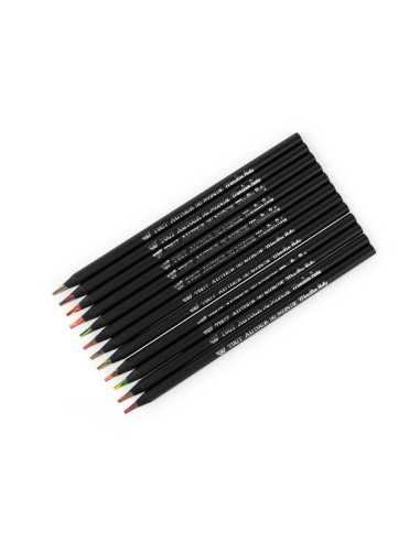 12 crayons de couleur multicolores... 12 crayons de couleur multicolores...