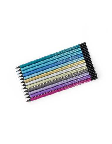 12 crayons de couleur métallisés Les... 12 crayons de couleur métallisés Les...