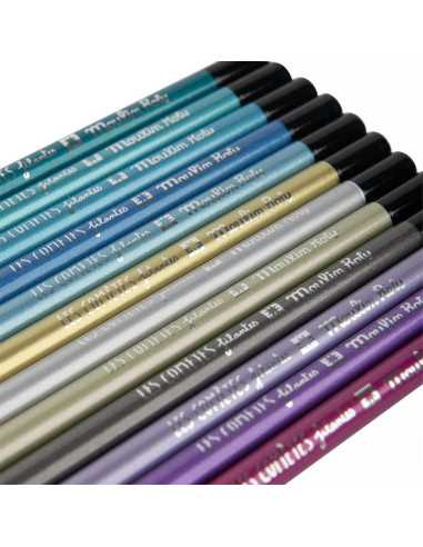 12 crayons de couleur métallisés Les... 12 crayons de couleur métallisés Les...