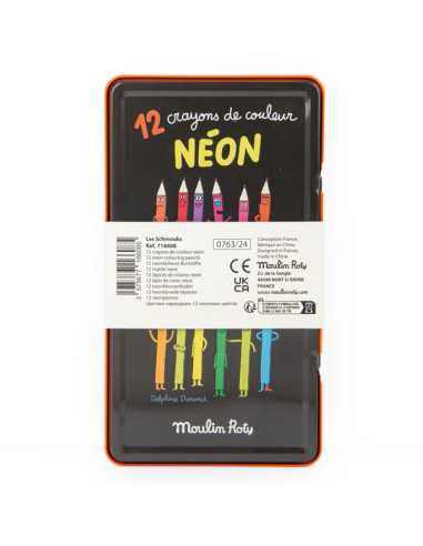 12 crayons de couleur Néon Les... 12 crayons de couleur Néon Les...