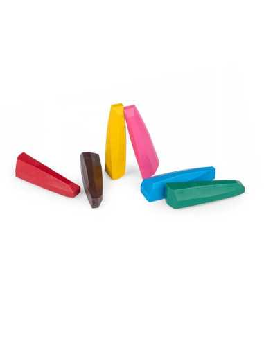 6 craies de cire Aujourd'hui c'est... 6 craies de cire Aujourd'hui c'est...