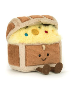 Peluche Coffre au trésor -...