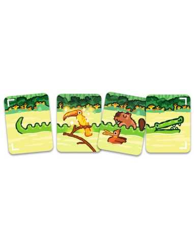Jeu de cartes Safari croco - Djeco Jeu de cartes Safari croco - Djeco