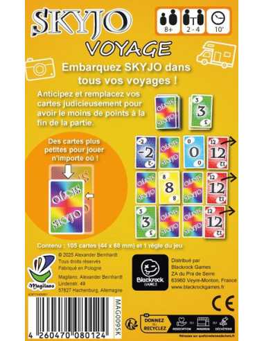 Jeu Skyjo voyage Jeu Skyjo voyage