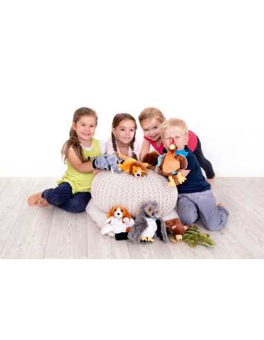 Peluche gant marionnette coccinelle Peluche gant marionnette coccinelle