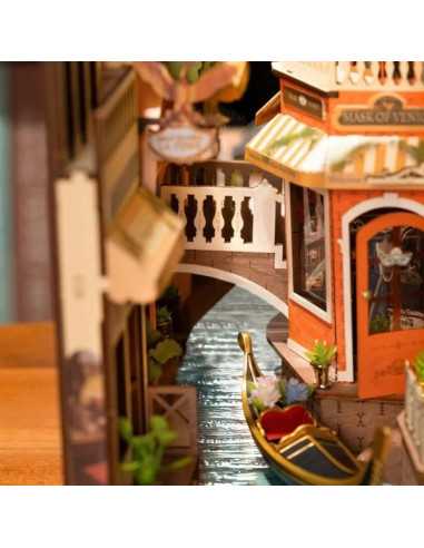 Maquette Romantic Venise Book Nook -... Maquette Romantic Venise Book Nook -...