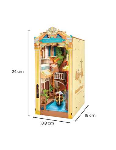 Maquette Romantic Venise Book Nook -... Maquette Romantic Venise Book Nook -...