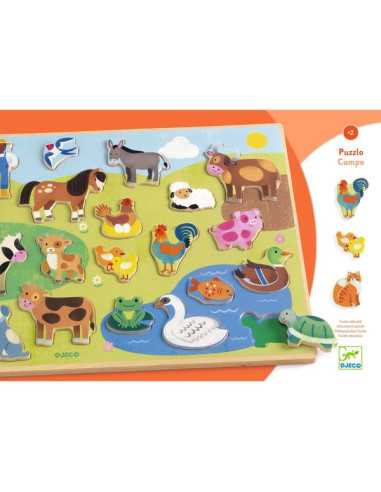 Puzzlo Campo - Djeco Puzzlo Campo - Djeco