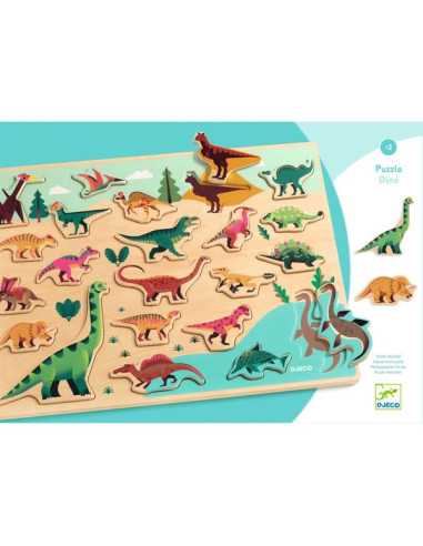 Puzzlo Dino - Djeco Puzzlo Dino - Djeco