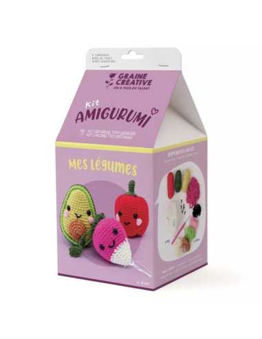 Kit Amigurumi Mes légumes - Graine...