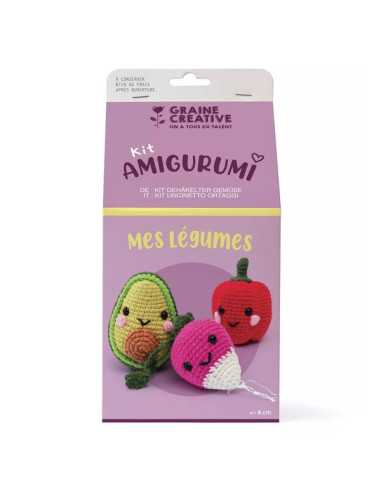 Kit Amigurumi Mes légumes - Graine... Kit Amigurumi Mes légumes - Graine...