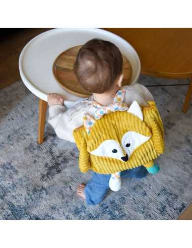 Sac à dos velours Cyranos le renard -... Sac à dos velours Cyranos le renard -...