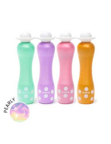 4 Marqueurs gros pois Pearly - Djeco 4 Marqueurs gros pois Pearly - Djeco