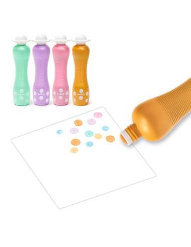 4 Marqueurs gros pois Pearly - Djeco 4 Marqueurs gros pois Pearly - Djeco