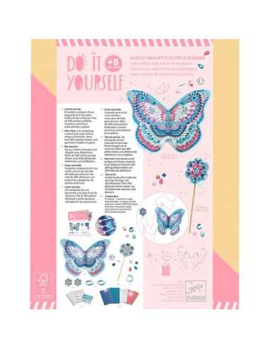 Ailes et baguette de fée à décorer -... Ailes et baguette de fée à décorer -...