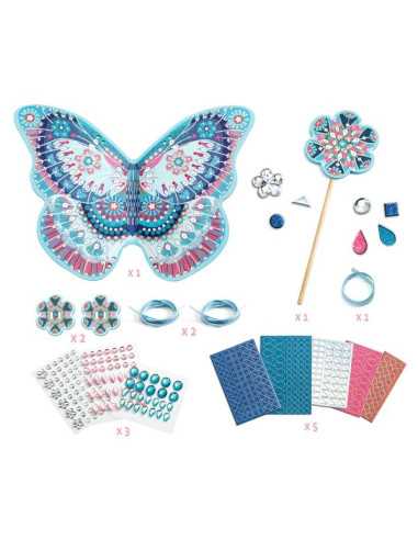 Ailes et baguette de fée à décorer -... Ailes et baguette de fée à décorer -...