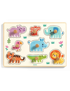 Puzzle en bois Hippo'n'Co -... 2