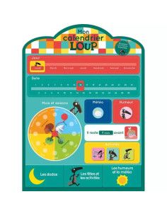 Mon calendrier en tissu...