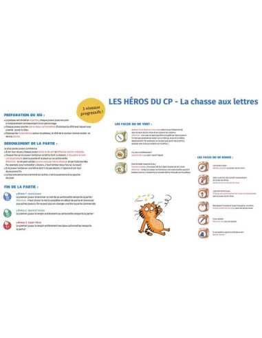 Jeu La chasse aux lettres Les héros... Jeu La chasse aux lettres Les héros...