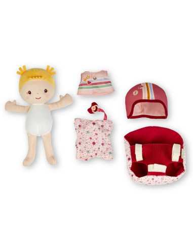 Poupée Léna et siège vélo - Lilliputiens Poupée Léna et siège vélo - Lilliputiens