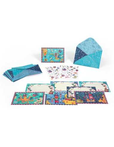 Cartes d'invitation Tous à bord - Djeco Cartes d'invitation Tous à bord - Djeco