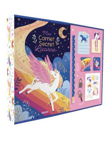 Coffret Mon carnet secret Licorne -...