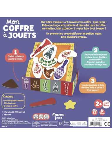 Jeu Mon coffret à jouets - Auzou Jeu Mon coffret à jouets - Auzou