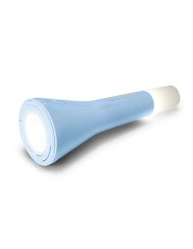 Lampe de poche bleu multi-fonction... Lampe de poche bleu multi-fonction...