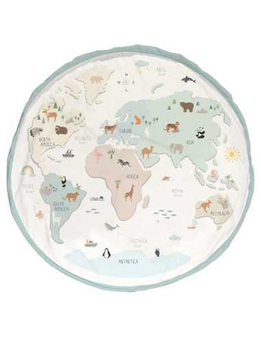Sac à jouets worldmap colors - PlayandGo Sac à jouets worldmap colors - PlayandGo