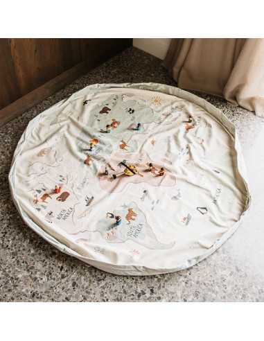 Sac à jouets worldmap colors - PlayandGo Sac à jouets worldmap colors - PlayandGo