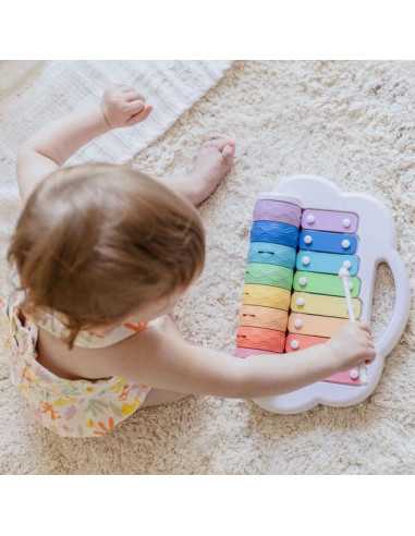 Xylophone à rouleaux arc en ciel -... Xylophone à rouleaux arc en ciel -...