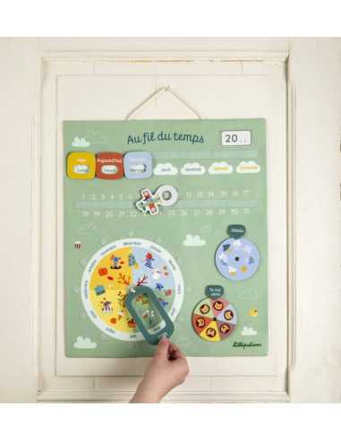 Calendrier Au fil du temps vert -... Calendrier Au fil du temps vert -...