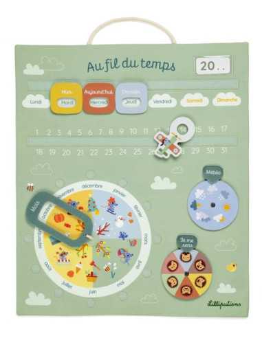 Calendrier Au fil du temps vert -... Calendrier Au fil du temps vert -...
