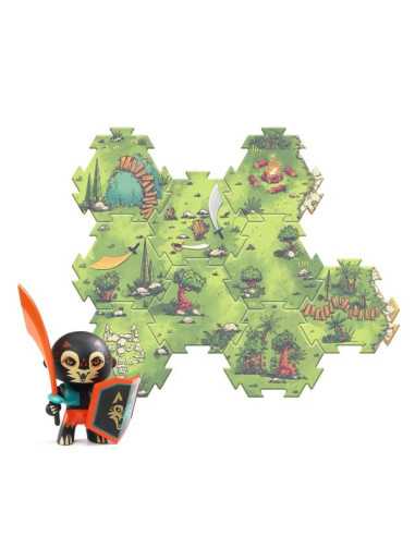 Puzzl'Up Voras Furious 18 pièces - Djeco Puzzl'Up Voras Furious 18 pièces - Djeco