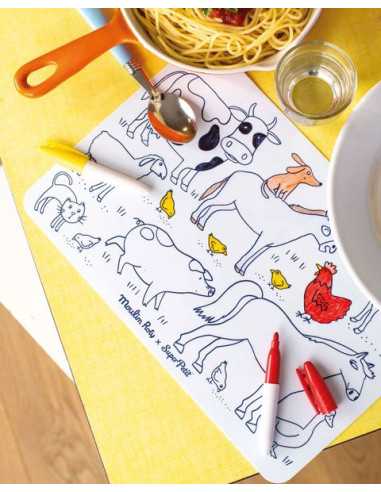 Mini set à colorier et 4 feutres... Mini set à colorier et 4 feutres...