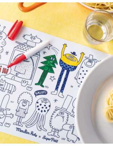 Mini set à colorier et 4 feutres Les... Mini set à colorier et 4 feutres Les...