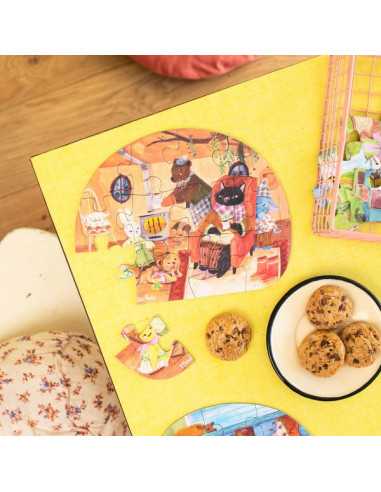 4 mini puzzles Une belle journée Les... 4 mini puzzles Une belle journée Les...