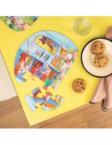 4 mini puzzles Une belle journée Les... 4 mini puzzles Une belle journée Les...