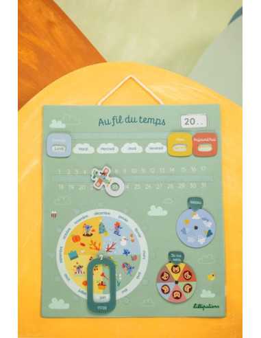Calendrier Au fil du temps vert -... Calendrier Au fil du temps vert -...