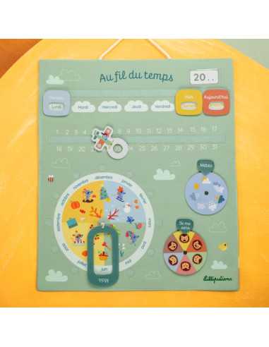 Calendrier Au fil du temps vert -... Calendrier Au fil du temps vert -...