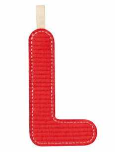Lettre L rouge...