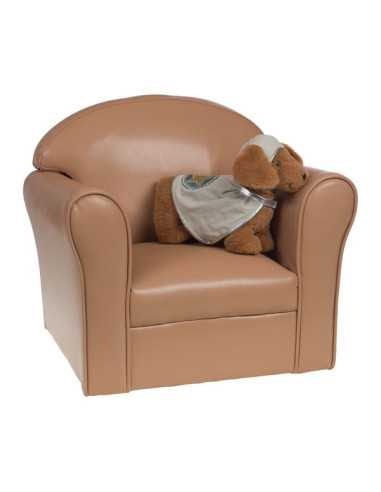 Fauteuil club enfant taupe - Amadeus... Fauteuil club enfant taupe - Amadeus...