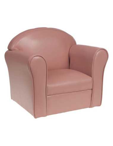 Fauteuil club enfant rose - Amadeus...