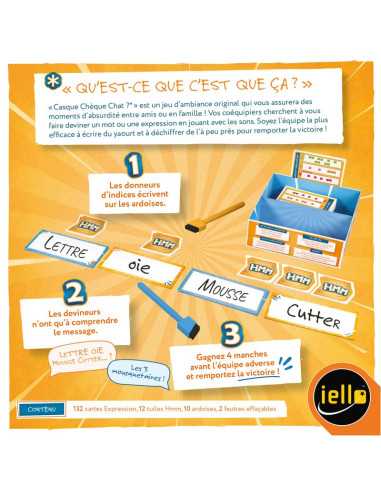 Jeu Casque Chèque Chat ? - Iello Jeu Casque Chèque Chat ? - Iello