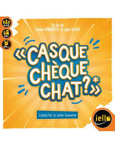 Jeu Casque Chèque Chat ? - Iello Jeu Casque Chèque Chat ? - Iello
