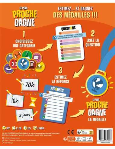 Jeu Le plus proche gagne Jeu Le plus proche gagne