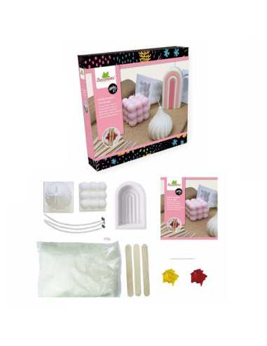 Coffret 5 bougies cire de soja -... Coffret 5 bougies cire de soja -...